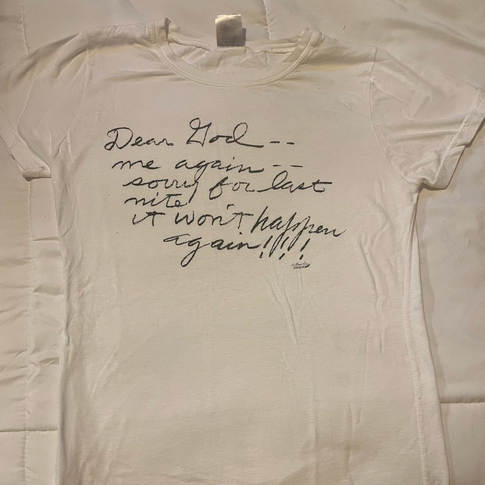 Sarcastic White T-Shirt